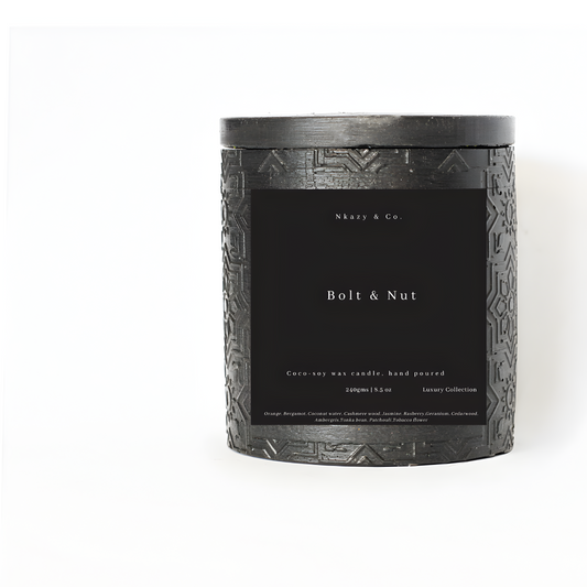 Bolt & Nut "Luxury Coco-soy wax candle"