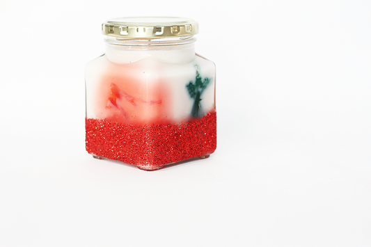 Christmas theme candle