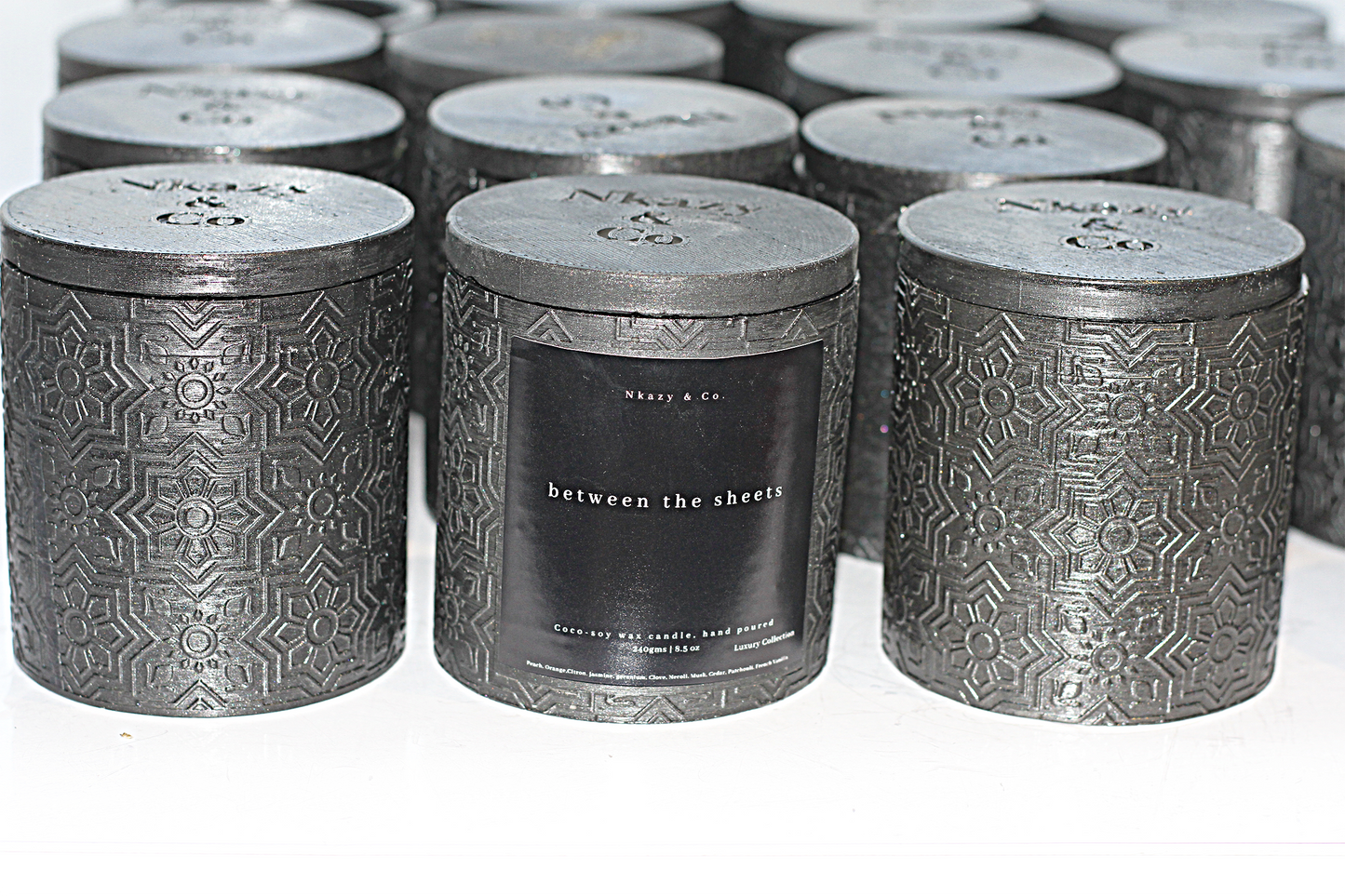 Between The Sheets " Luxury coco-soy wax candle"