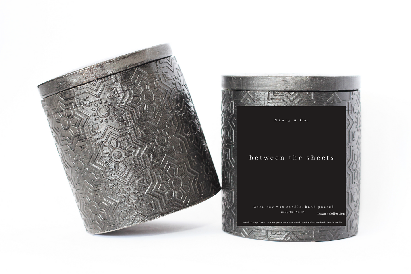 Between The Sheets " Luxury coco-soy wax candle"