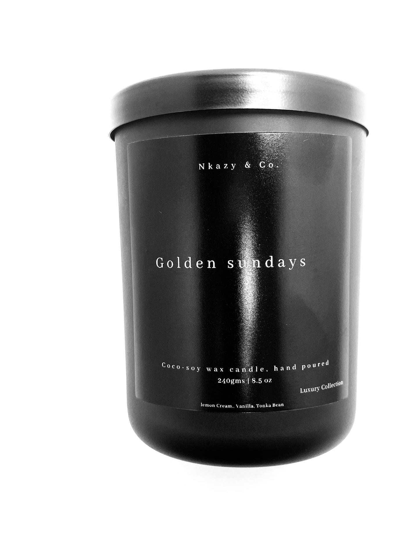 Golden Sundays "Luxury coco-soy wax candle"