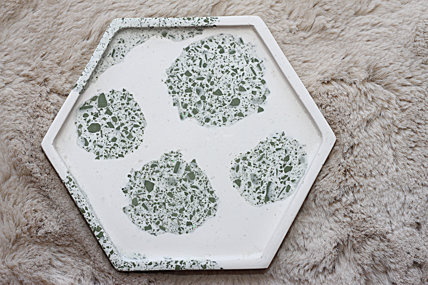 Hexagon Trinket Tray (18.5 x 16.4 cm )